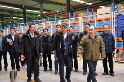 中國工程院院士馬偉明參觀大全集團(tuán)，大全集團(tuán)總裁徐翔陪同