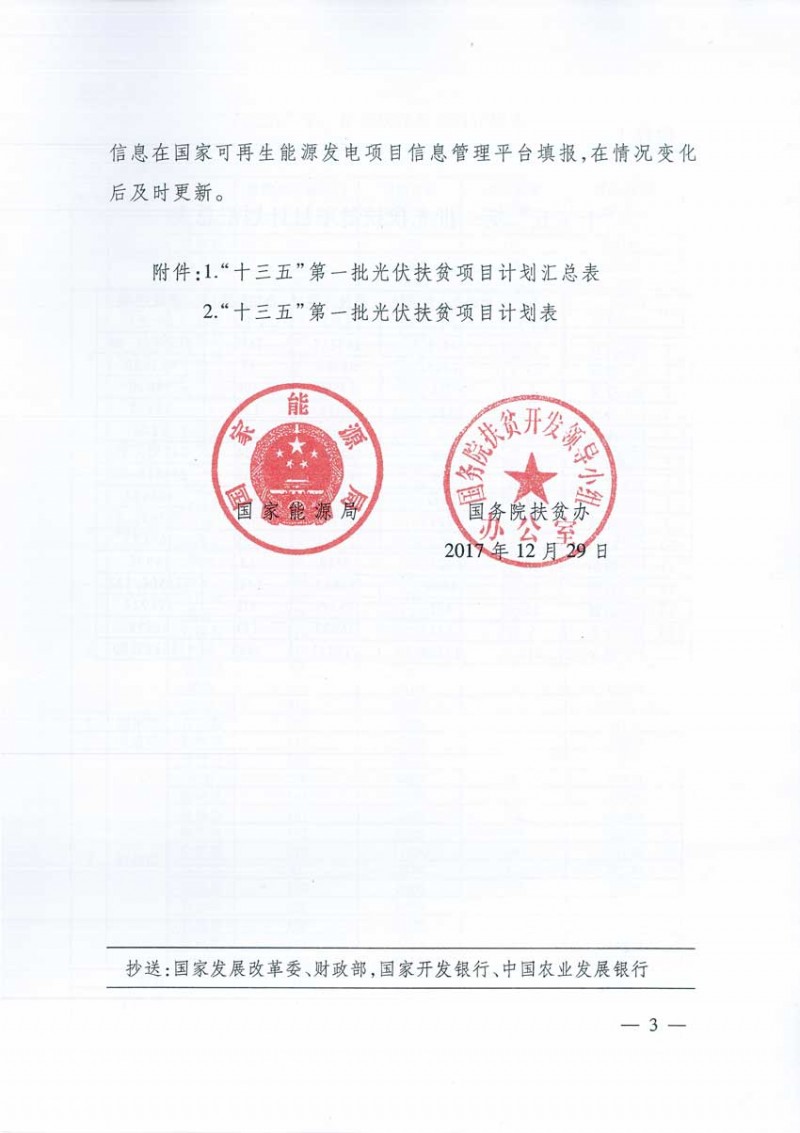 4.186GW、8689個(gè)村級(jí)扶貧電站 十三五第一批光伏扶貧指標(biāo)公布！