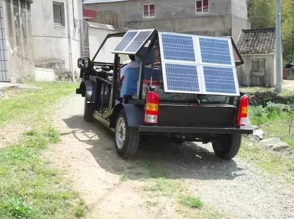 高手在民間 花1.5萬造出能跑70公里的光伏汽車！