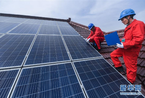 浙江長興：光伏示范村百姓享&ldquo;綠色收益&rdquo;