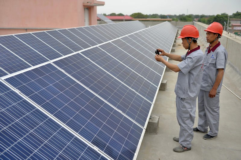 河北寧晉:鄉(xiāng)村屋頂光伏扶貧惠民生