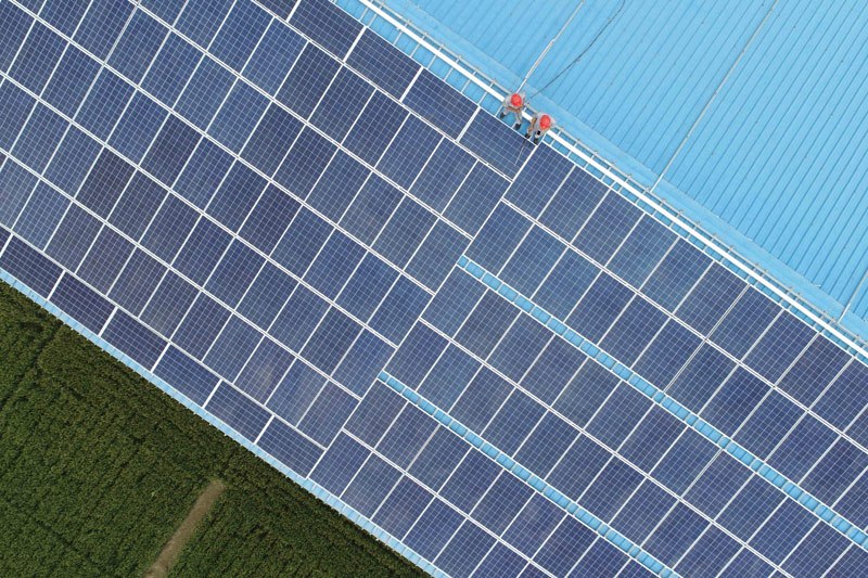 河北寧晉:鄉(xiāng)村屋頂光伏扶貧惠民生