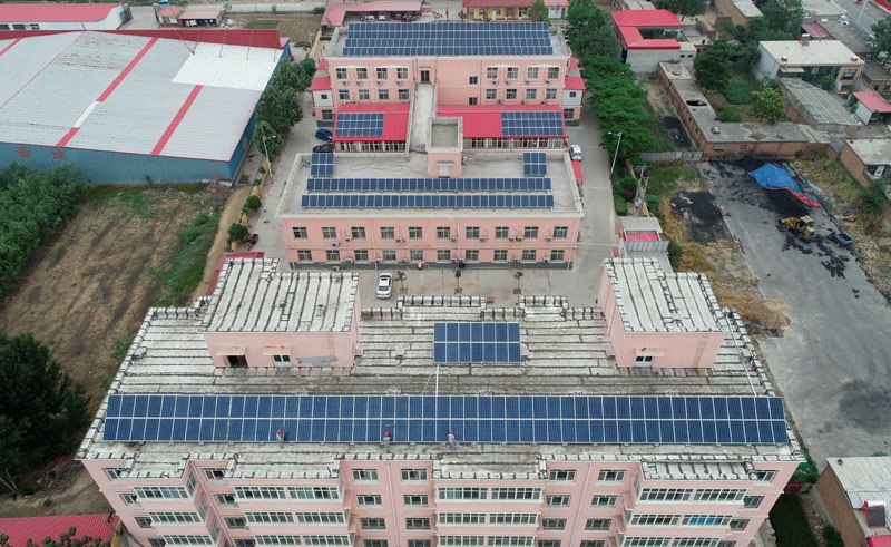 河北寧晉:鄉(xiāng)村屋頂光伏扶貧惠民生