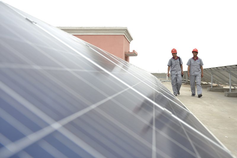 河北寧晉:鄉(xiāng)村屋頂光伏扶貧惠民生