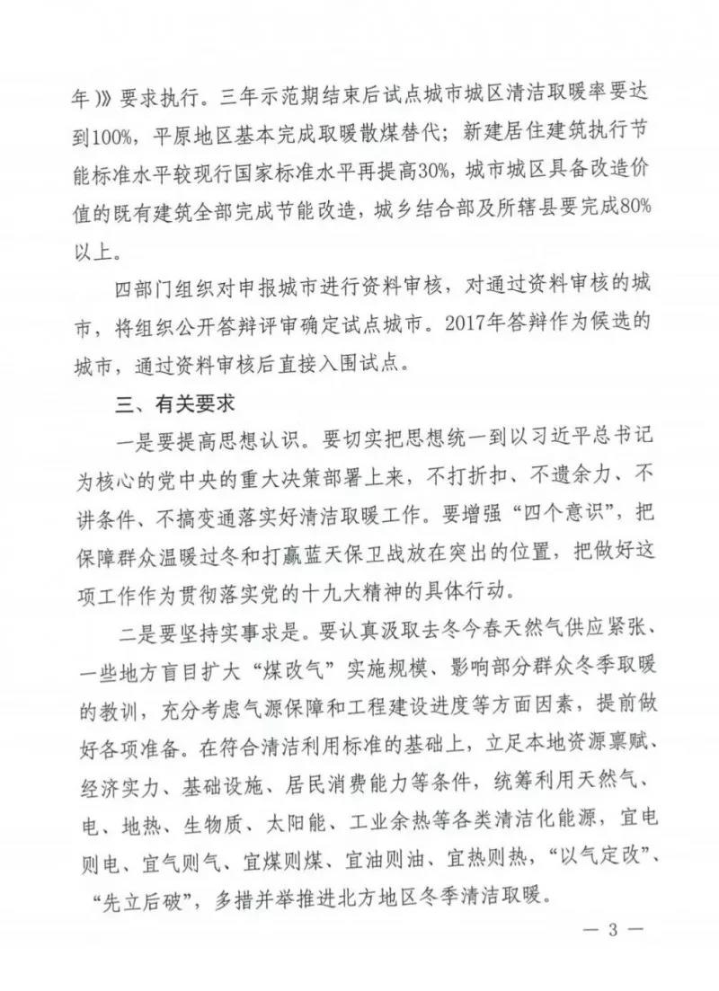 四部委聯(lián)合紅頭文件：超20億資金投向清潔取暖！