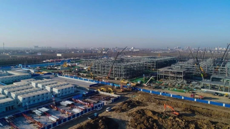 &ldquo;科華速度&rdquo; 助力雄安第一標(biāo)萬廈拔起