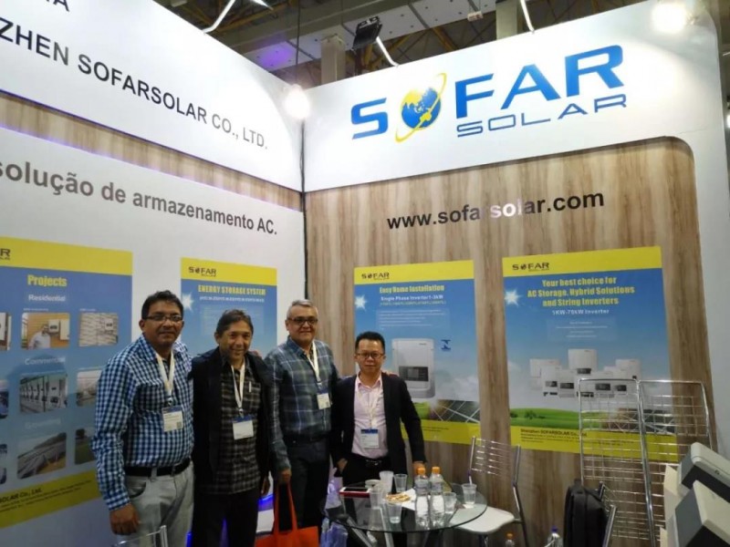 首航新能源亮相巴西太陽能光伏展，逆變器產(chǎn)品受青睞