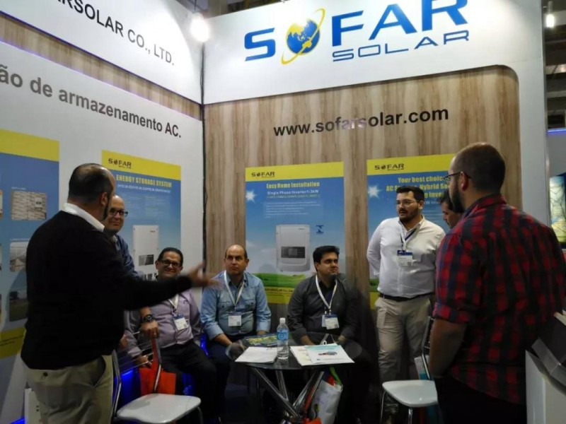 首航新能源亮相巴西太陽能光伏展，逆變器產(chǎn)品受青睞
