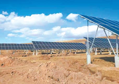 河南村級光伏扶貧 電站建成并網投產